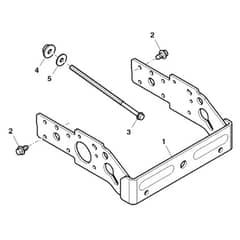 John Deere X300 - PC9519 - Front Weight - ST707292