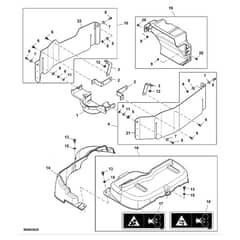 John Deere X300 - PC9519 - Shield Kits - ST784717