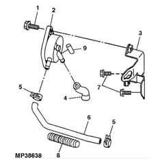 John Deere X300R - PC9608 - Fuel Pump (040001 - ) - ST559185