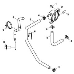 John Deere X300R - PC9608 - Fuel Pump (120001 - ) - ST559186
