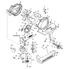 John Deere X304 - PC9520 - Blower Housing - ST541662