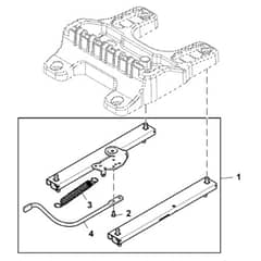 John Deere X304 - PC9520 - Seat Adjuster - ST955003