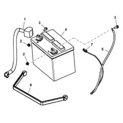 John Deere X305R - PC10882 - Battery - ST1042543