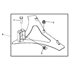 John Deere X305R - PC10882 - Deflector - ST700234