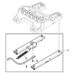 John Deere X305R - PC10882 - Seat Adjuster - ST955003