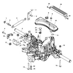 John Deere X310 - PC10883 - Transaxle Case - ST689706