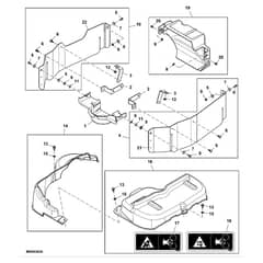 John Deere X310 - PC10883 - Shield Kits - ST800858