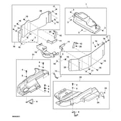John Deere X310 - PC10883 - Shield Kits - ST810833