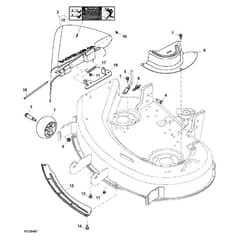 John Deere X310 - PC10883 - Chute / - ST932966