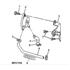 John Deere X320 - PC9521 - Fuel Pump - ST541153