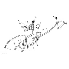 John Deere X320 - PC9521 - Chassis Wiring ( - 040000) - ST541165