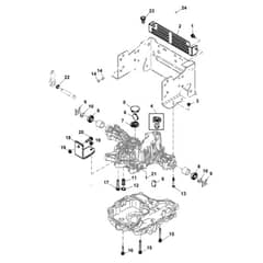 John Deere X320 - PC9521 - Transaxle Case - ST541180