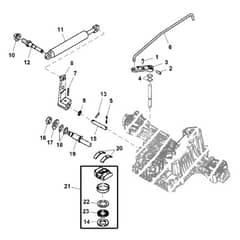John Deere X320 - PC9521 - Transaxle Control - ST541181