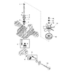 John Deere X320 - PC9521 - Motor - ST541183