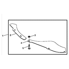 John Deere X320 - PC9521 - Anti-Blowout Kit - ST541213