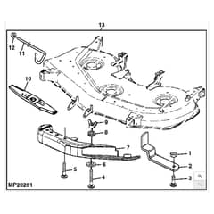 John Deere X320 - PC9521 - Mulch Kit - ST541220