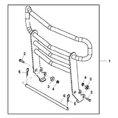 John Deere X320 - PC9521 - Brush Guard - ST541682
