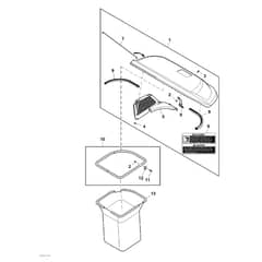 John Deere X320 - PC9521 - Hopper - ST541776