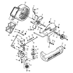 John Deere X320 - PC9521 - Blower Housing - ST541787