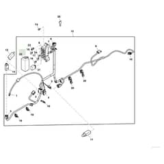 John Deere X320 - PC9521 - Wiring Harness (220001 - ) - ST656985
