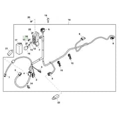 John Deere X320 - PC9521 - Wiring Harness (220001 - ) - ST830949