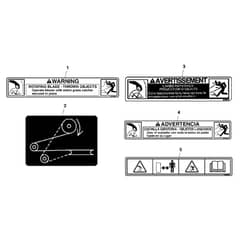 John Deere X320 - PC9521 - Labels - ST864081