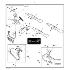 John Deere X330 - PC12876 - Grass Mulch - ST1016365