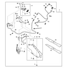 John Deere X330 - PC12876 - Electric One-Touch - ST1016385