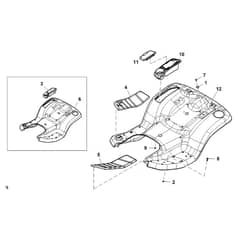 John Deere X330 - PC12876 - Fender Deck - ST840218