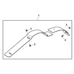 John Deere X330 - PC12876 - Deflector Kit - ST863755