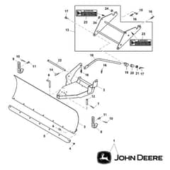 John Deere X350 - PC12707 - Front Blade - ST842646