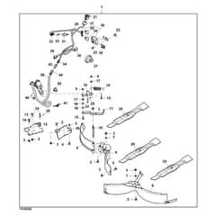 John Deere X350 - PC12707 - Electric One-Touch - ST916706