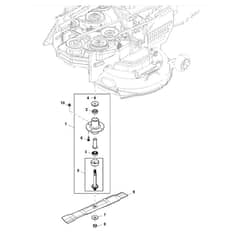 John Deere X350 - PC12707 - Spindle Housings - ST990733