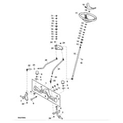 John Deere X350R - PC12708 - Steering System - ST840730