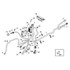 John Deere X354 - PC12709 - Chassis Wiring (110001 - ) - ST1005905