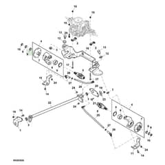 John Deere X354 - PC12709 - Rear Axle - ST840951