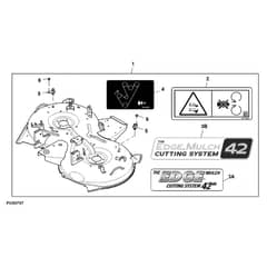 John Deere X354 - PC12709 - Mower Deck - ST842430