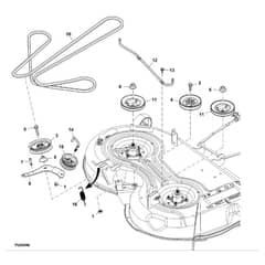 John Deere X354 - PC12709 - Belt - ST846460