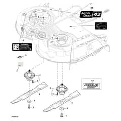 John Deere X354 - PC12709 - Spindles - ST846464