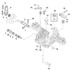 John Deere X354 - PC12709 - Transaxle Control - ST852117