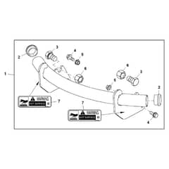John Deere X354 - PC12709 - Front Bumper - ST900464