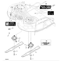 John Deere X370 - PC12710 - Spindles - ST846464