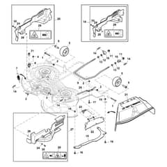 John Deere X370 - PC12710 - Discharge Chute - ST846465