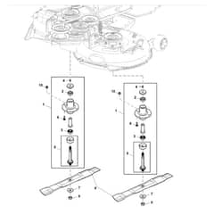John Deere X370 - PC12710 - Spindles - ST847311