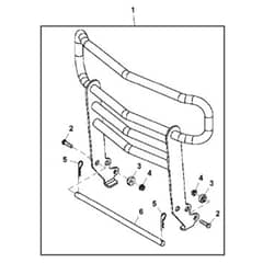 John Deere X370 - PC12710 - Brush Guard - ST900437