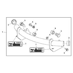 John Deere X370 - PC12710 - Front Bumper - ST900464