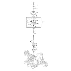 John Deere X370 - PC12710 - Transaxle Pump (050001 - ) - ST940095