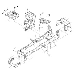 John Deere X380 - PC12711 - Frame - ST839961