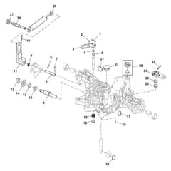 John Deere X380 - PC12711 - Transaxle Control - ST851648