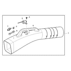 John Deere X380 - PC12711 - Chute Kit - ST926904